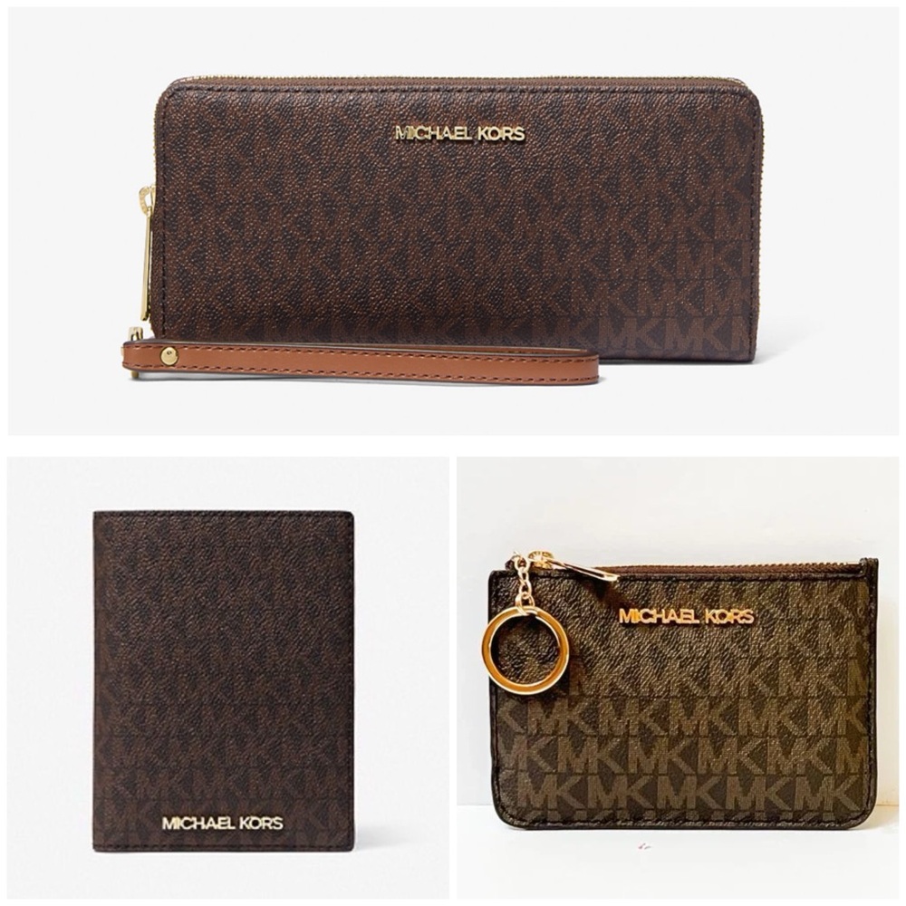 Michael Kors Jet Set Accessories Set! (3 pieces)